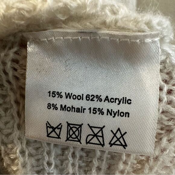 Mountain Khakis | XS | cream Countryside Cowl mohair / wool blend sweater - Picture 6 of 8